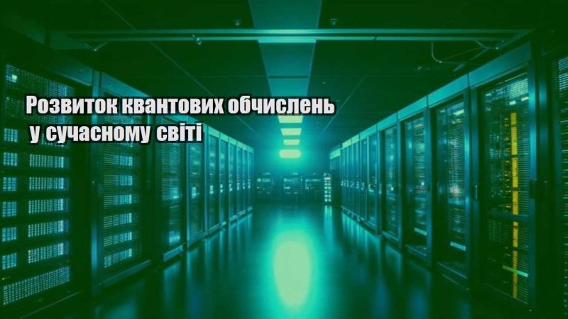 rozvytok kvantovyh obchyslen u suchasnomu sviti