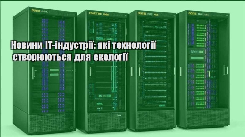 novyny it industriyi yaki tehnologiyi stvoryuyutsya dlya ekologiyi