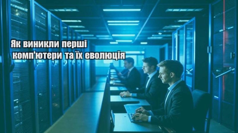 yak vynykly pershi kompyutery ta yih evolyucziya