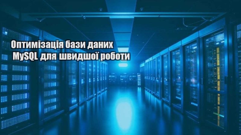 optymizacziya bazy danyh mysql dlya shvydshoyi roboty