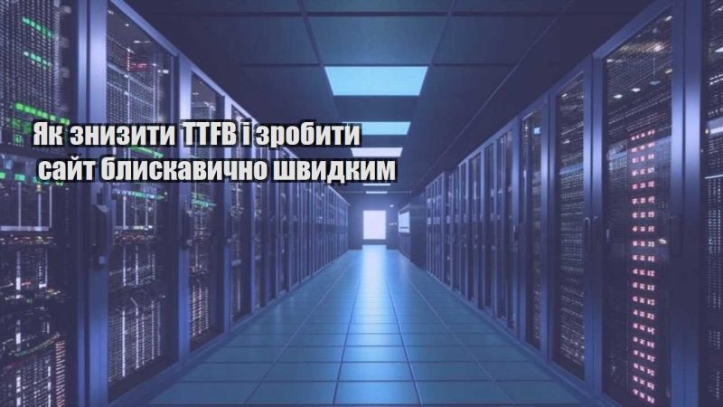 yak znyzyty ttfb i zrobyty sajt blyskavychno shvydkym