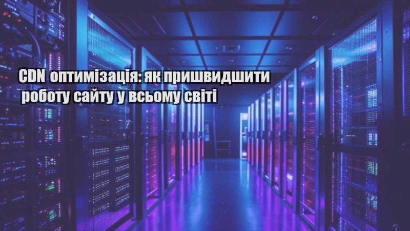 cdn optymizacziya yak pryshvydshyty robotu sajtu u vsomu sviti