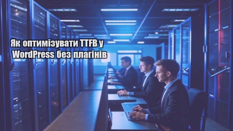 yak optymizuvaty ttfb u wordpress bez plaginiv
