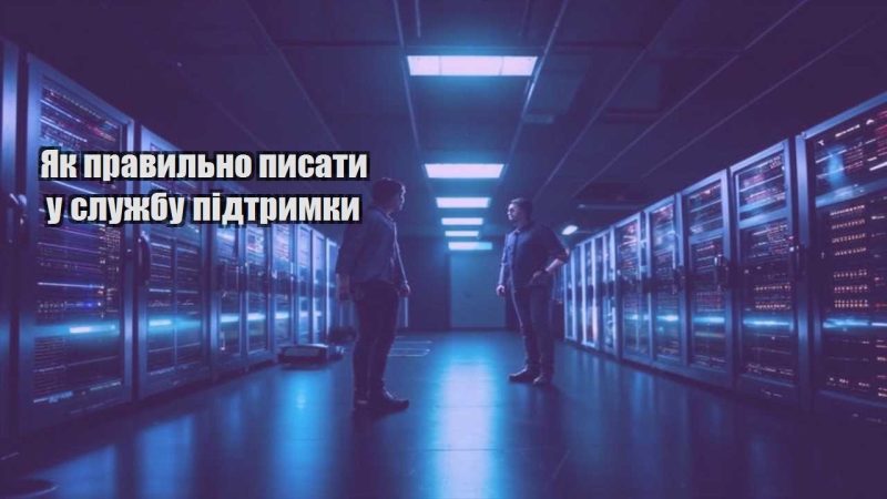 yak pravylno pysaty u sluzhbu pidtrymky