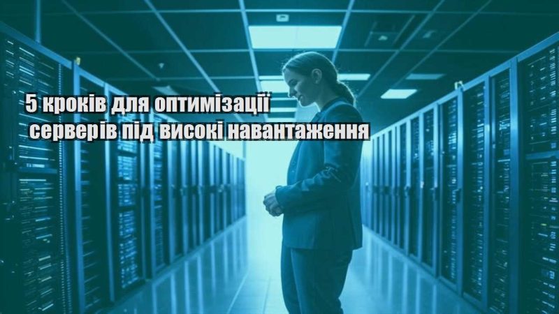 5 krokiv dlya optymizacziyi serveriv pid vysoki navantazhennya
