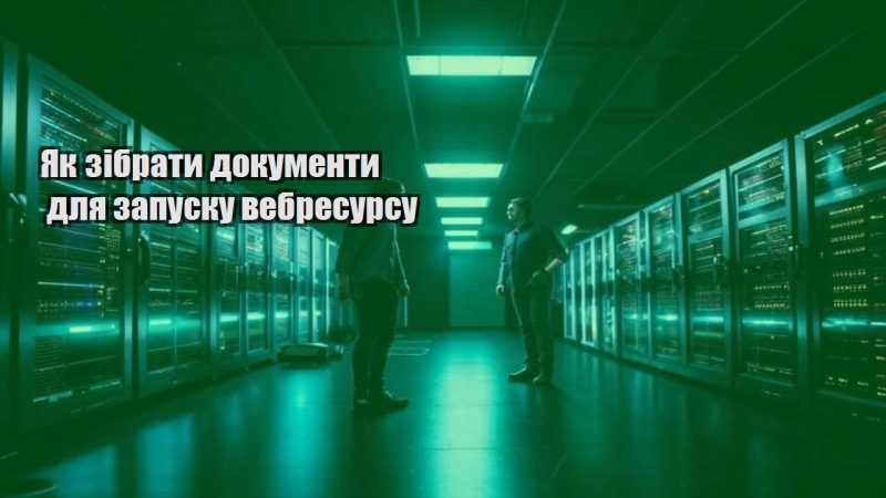 yak zibraty dokumenty dlya zapusku vebresursu