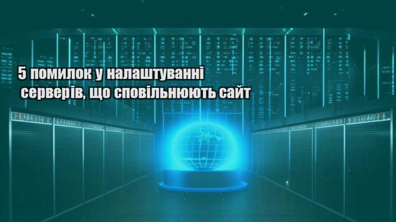 5 pomylok u nalashtuvanni serveriv shho spovilnyuyut sajt