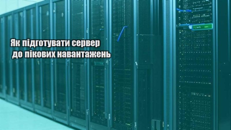 yak pidgotuvaty server do pikovyh navantazhen