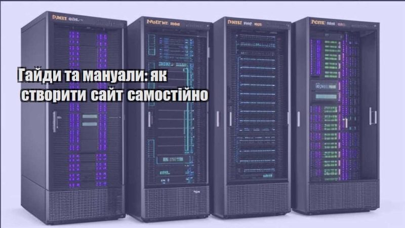 gajdy ta manualy yak stvoryty sajt samostijno