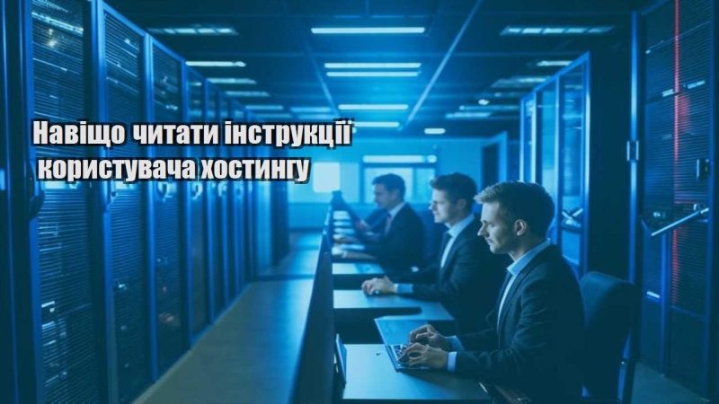 navishho chytaty instrukcziyi korystuvacha hostyngu