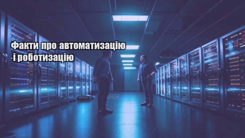 fakty pro avtomatyzacziyu i robotyzacziyu