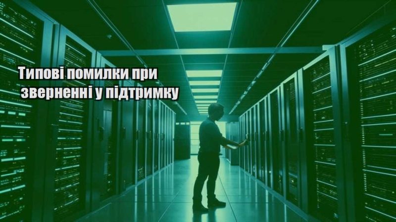 typovi pomylky pry zvernenni u pidtrymku