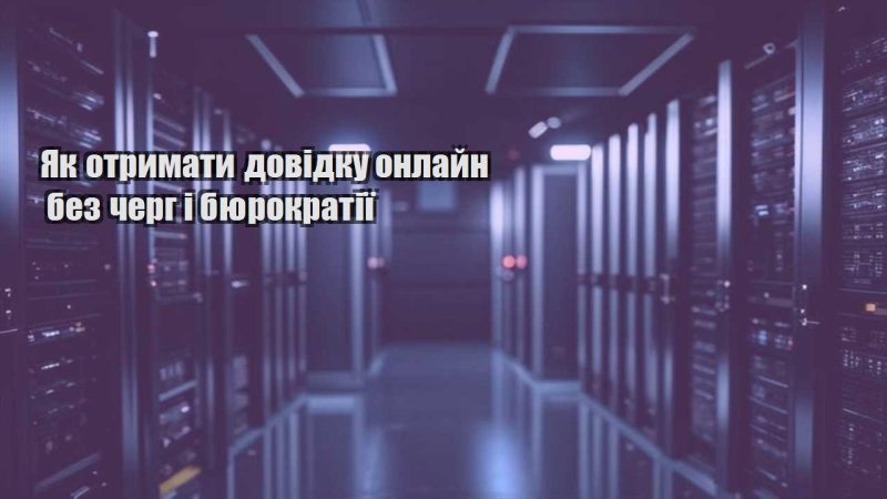 yak otrymaty dovidku onlajn bez cherg i byurokratiyi