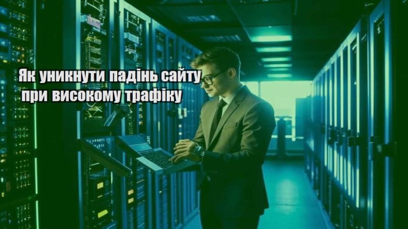yak unyknuty padin sajtu pry vysokomu trafiku
