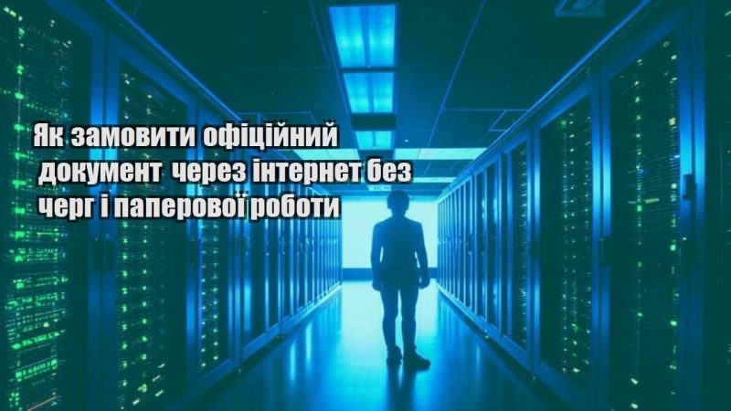 yak zamovyty oficzijnyj dokument cherez internet bez cherg i paperovoyi roboty