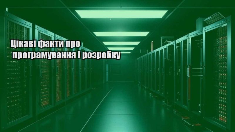 czikavi fakty pro programuvannya i rozrobku