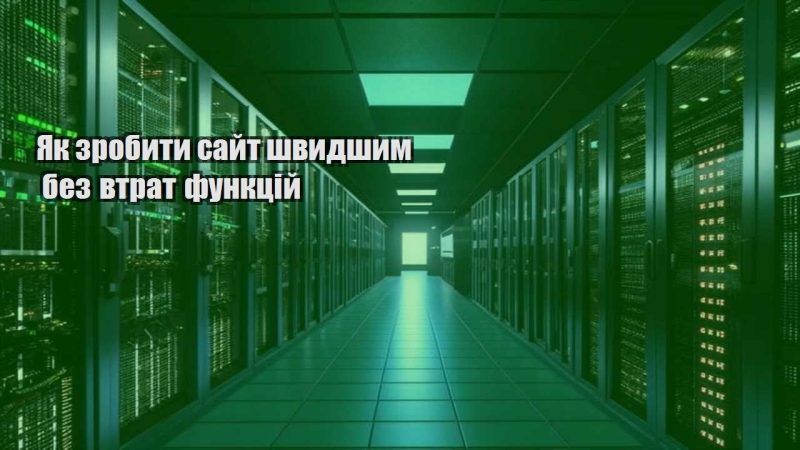 yak zrobyty sajt shvydshym bez vtrat funkczij
